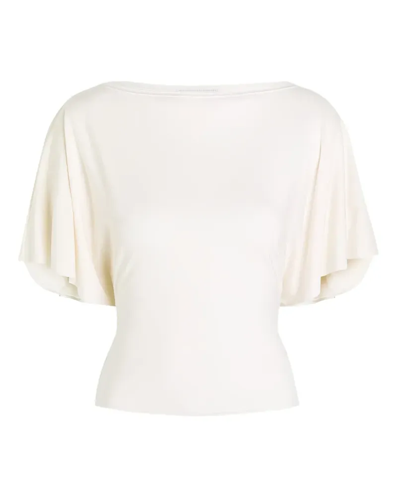 Reformation Gestrickte Avery Bluse - Nude Nude