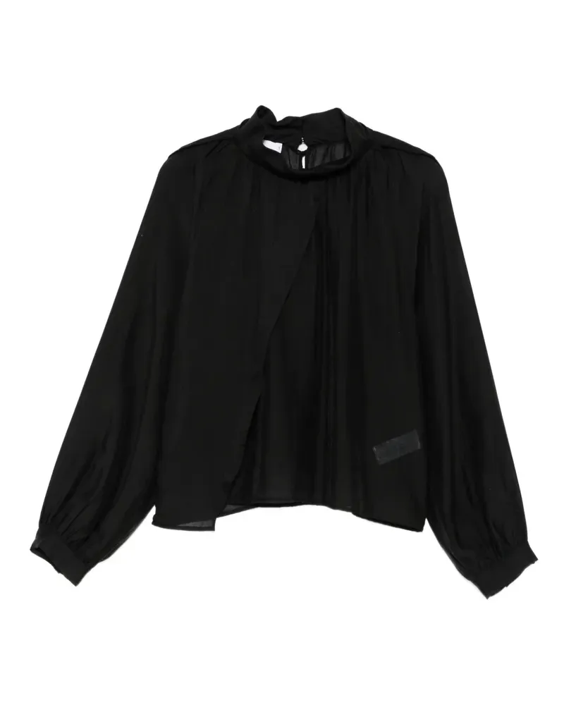 IRO Asymmetrische Nahae Bluse - Schwarz Schwarz