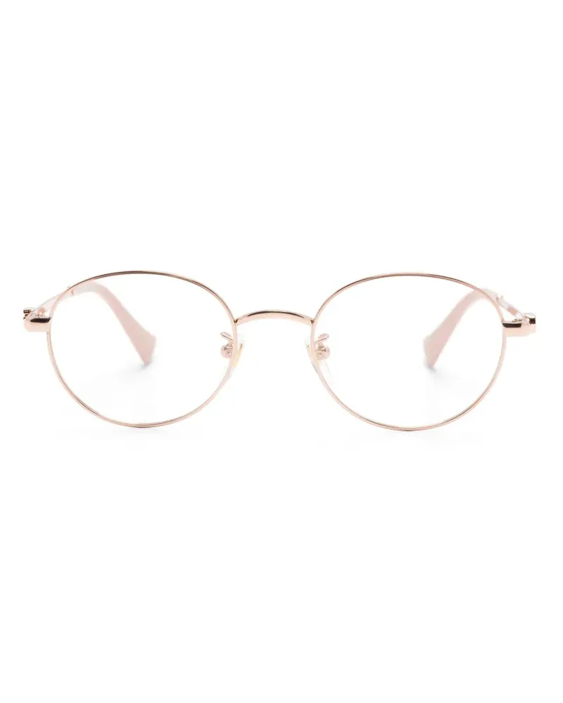 Gucci GG Brille mit rundem Gestell - Rosa Rosa