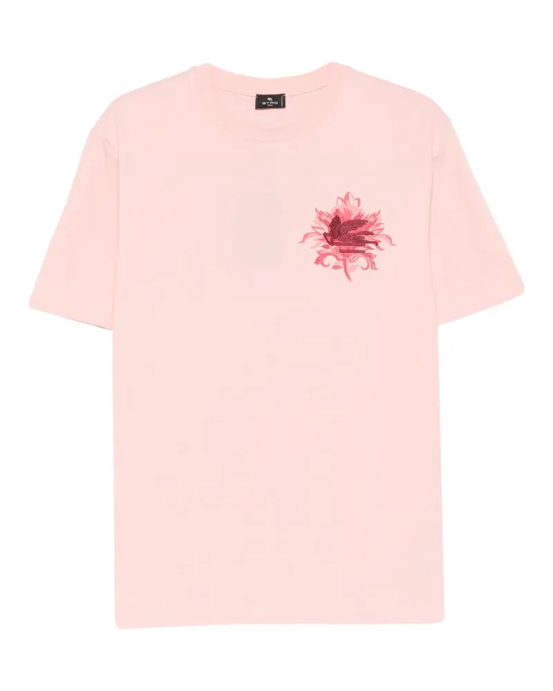 Etro Kurzärmeliges T-Shirt - Rosa Rosa