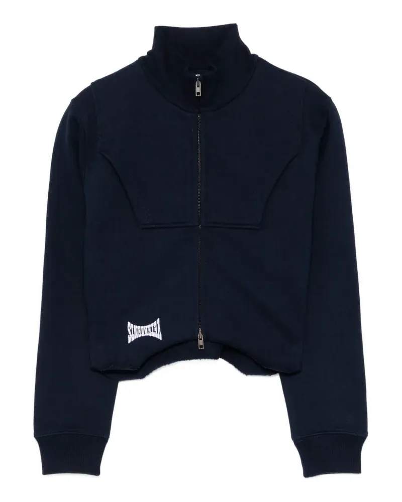 VETEMENTS Jacke mit Logo-Stickerei - Blau Blau