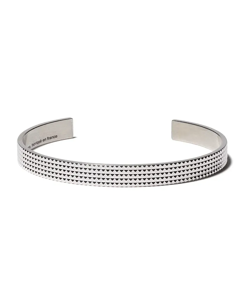 Le Gramme Guilloche' Armspange, 23g - Silber Silber
