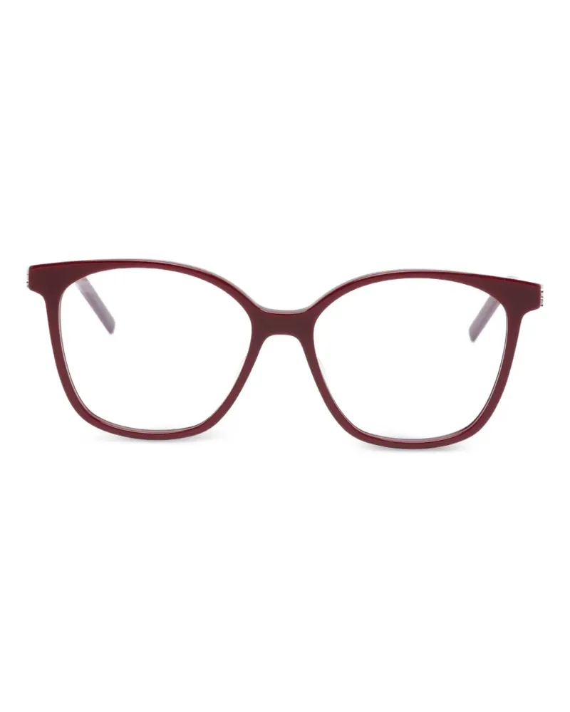 Saint Laurent Brille mit geometrischem Gestell - Braun Braun