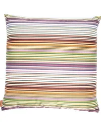 Missoni Home Gestreiftes Kissen Weiß