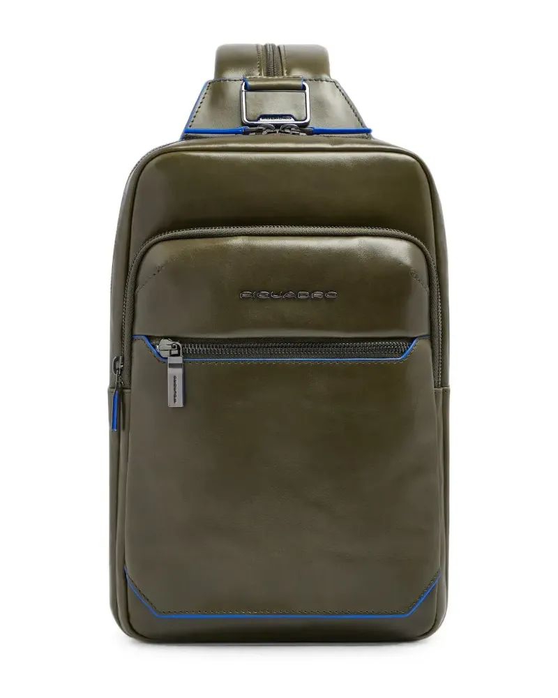 Piquadro Wandelbare Gürteltasche - Grün Grün