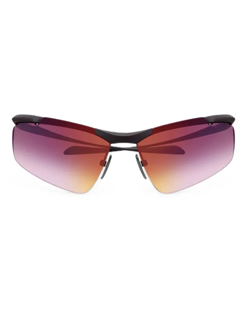 Balenciaga geometric-frame sunglasses - Grau Grau