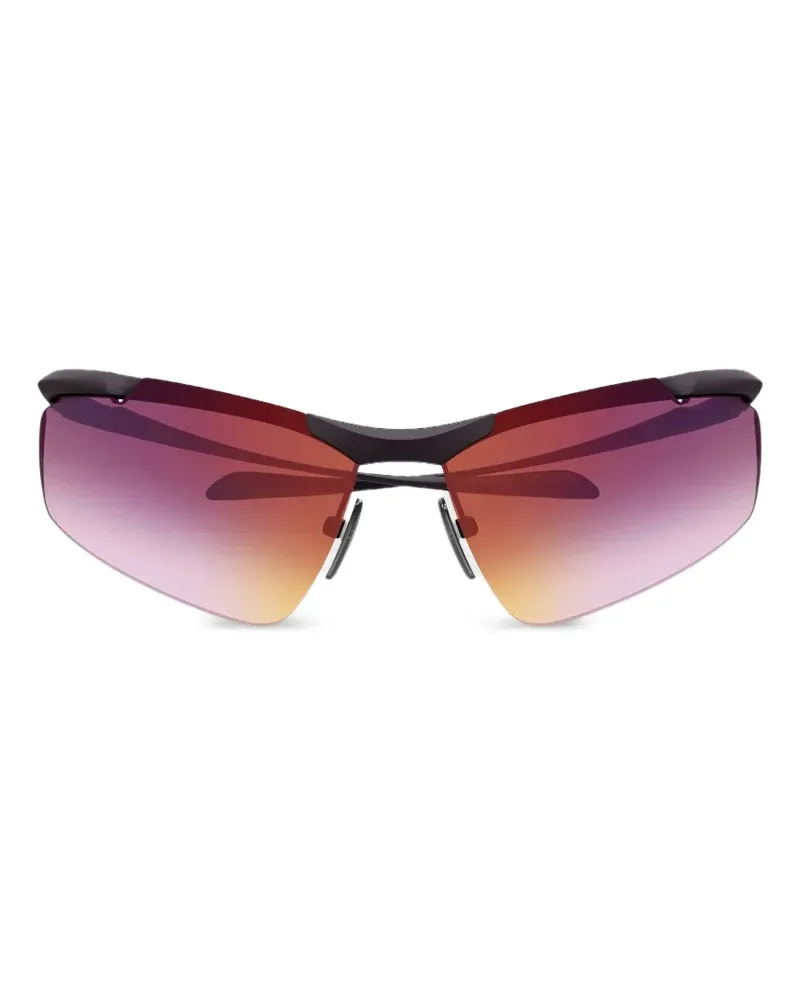 Balenciaga geometric-frame sunglasses - Grau Grau