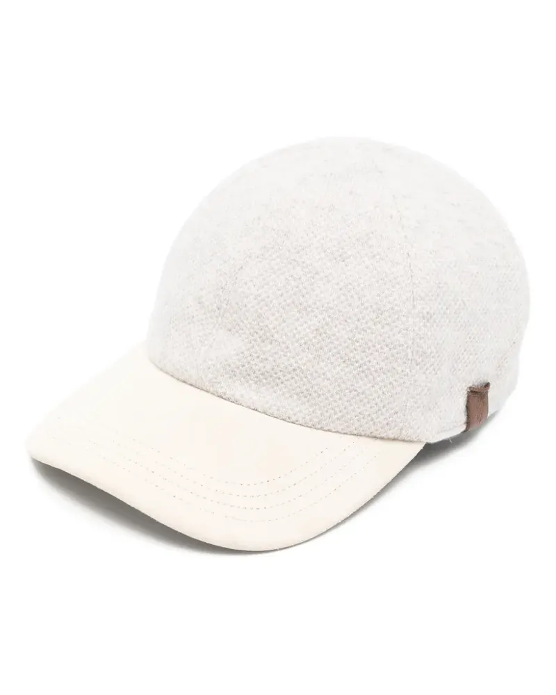 Eleventy Baseballkappe aus Kaschmir - Grau Grau
