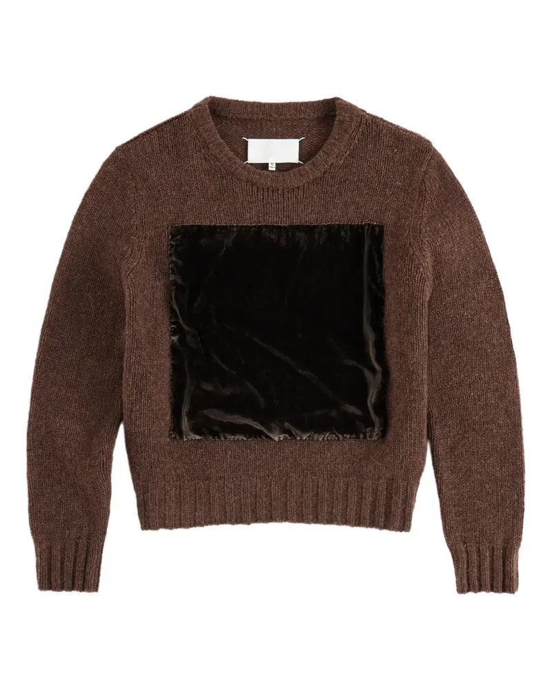 Maison Margiela Pullover im Patchwork-Look - Braun Braun