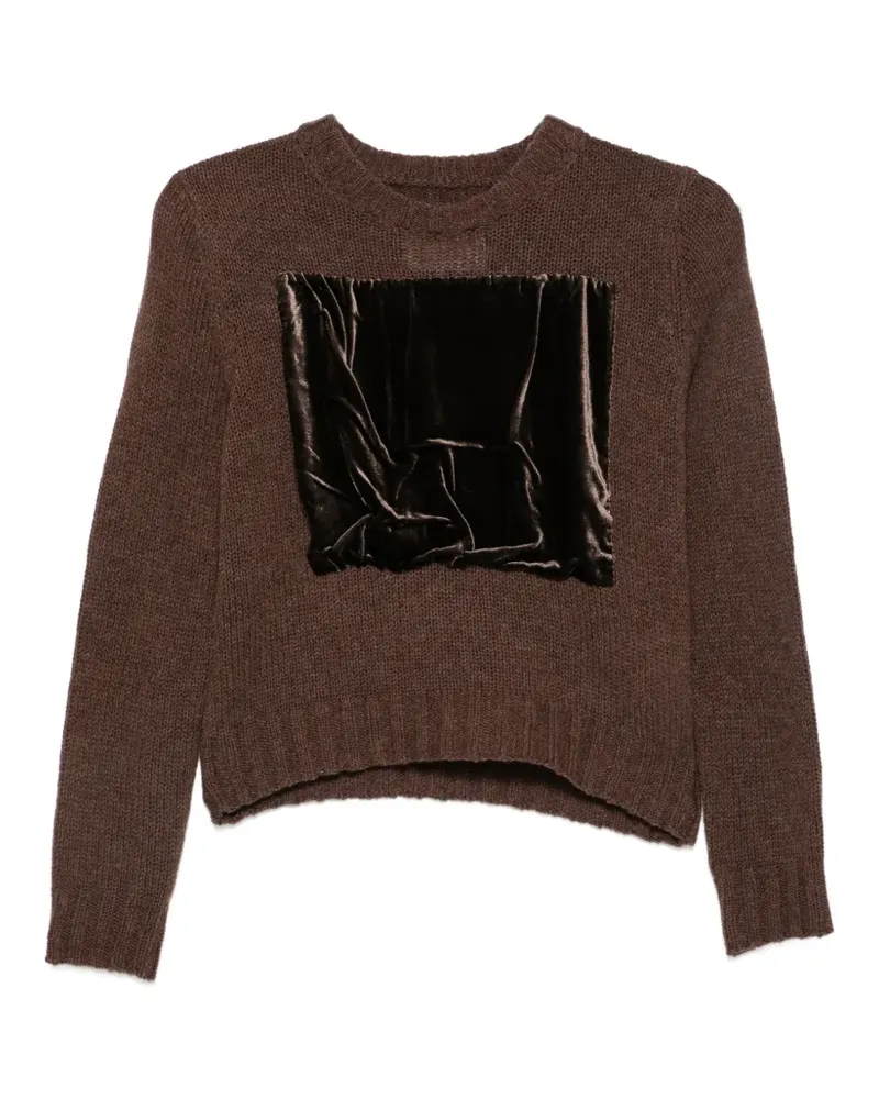 Maison Margiela Pullover im Patchwork-Look - Braun Braun