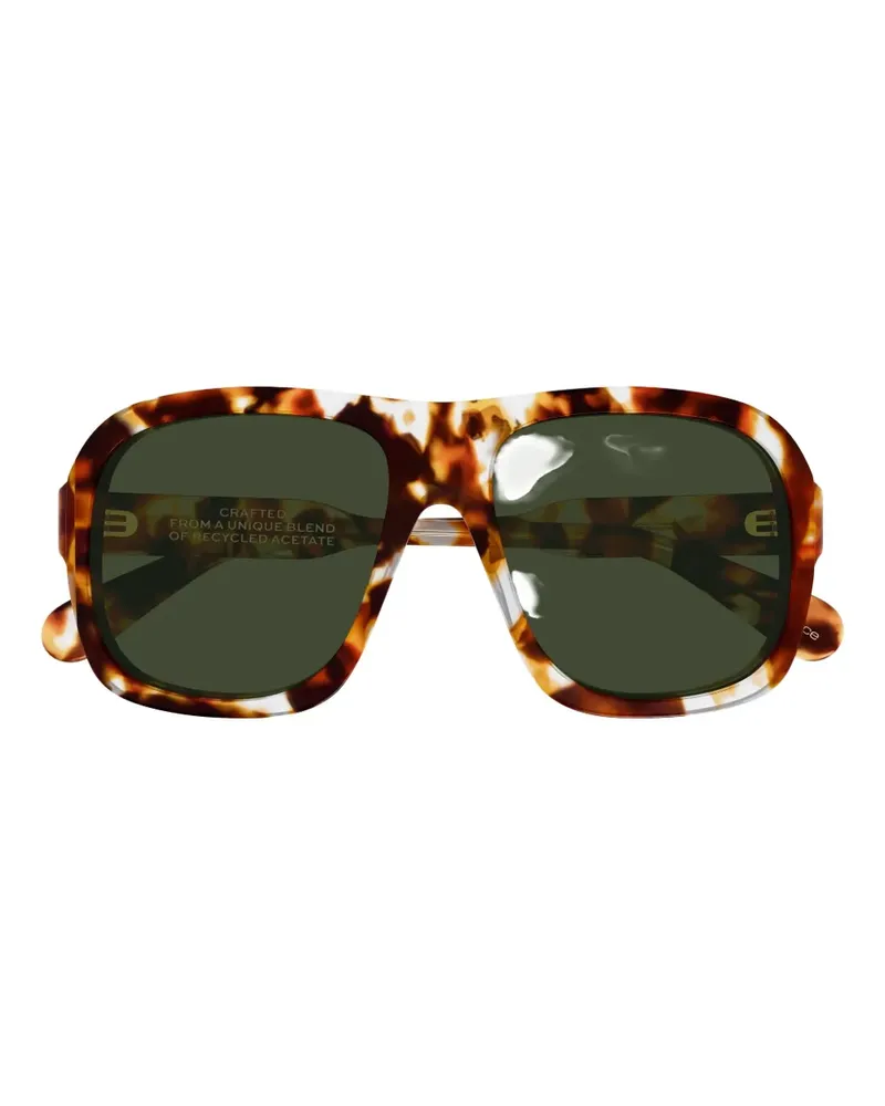 Chloé Geometrische CH0331S Sonnenbrille - Braun Braun