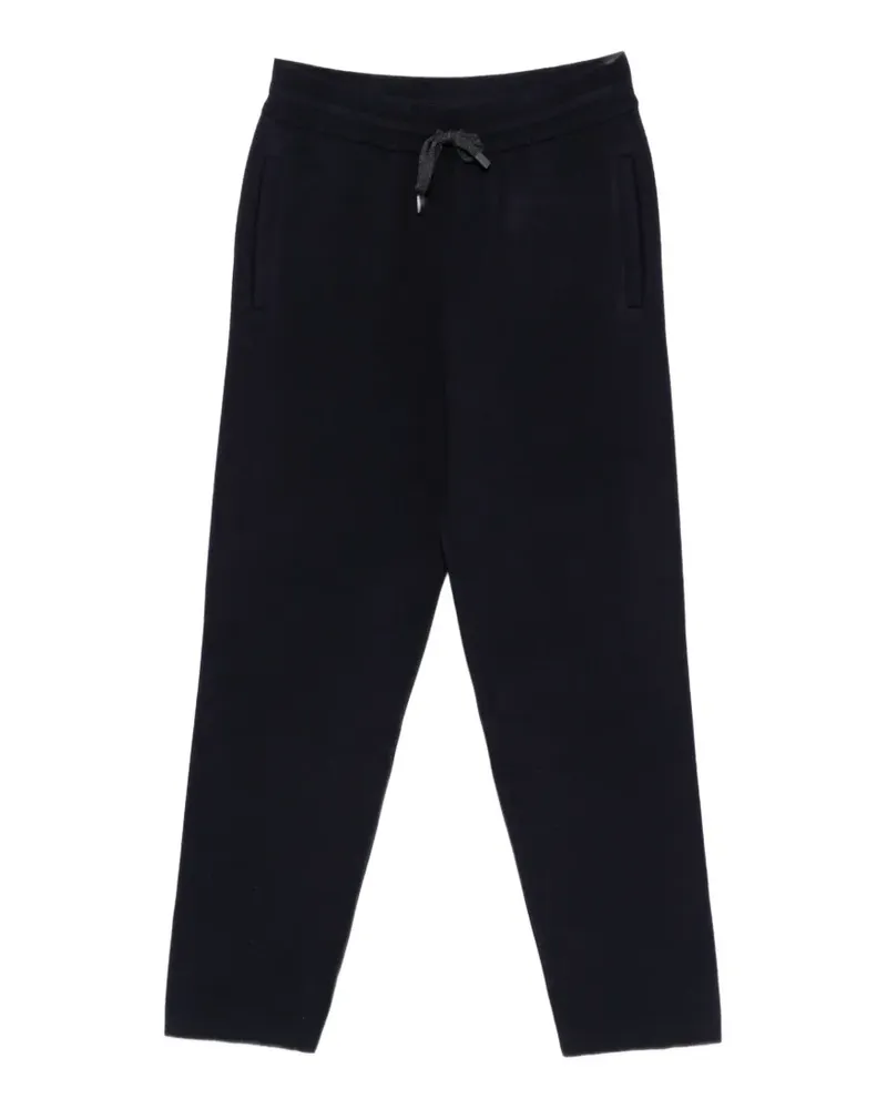 Alberto Gozzi drawstring-waistband track pants - Blau Blau