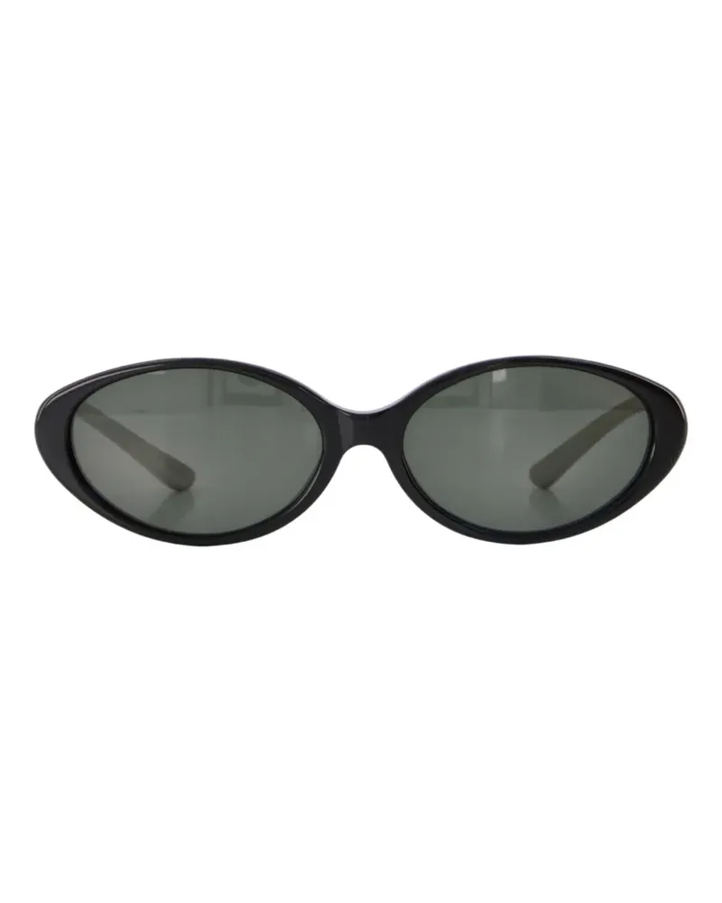 Casablanca Paris Oval Curve sunglasses - Schwarz Schwarz