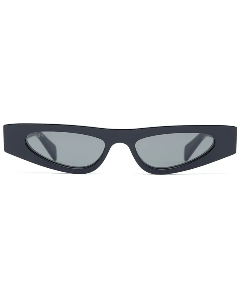 Gucci Sonnenbrille mit Cat-Eye-Gestell - Schwarz Schwarz