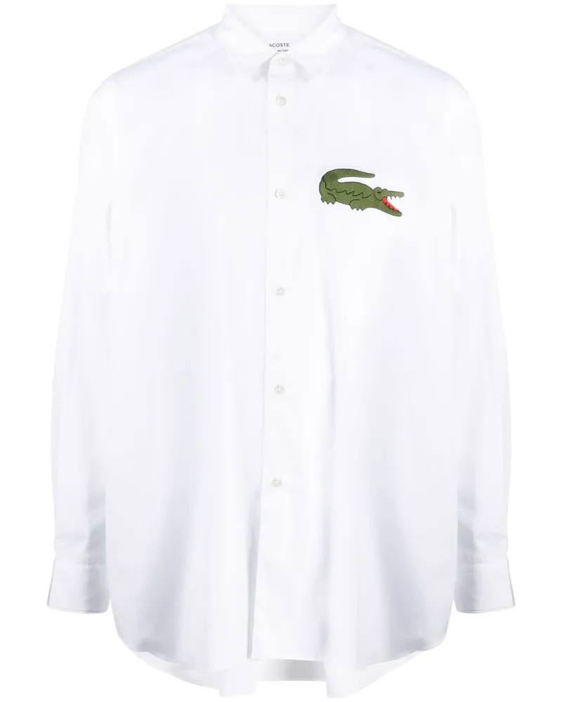 Comme des Garçons Hemd mit Logo-Patch - Weiß Weiß