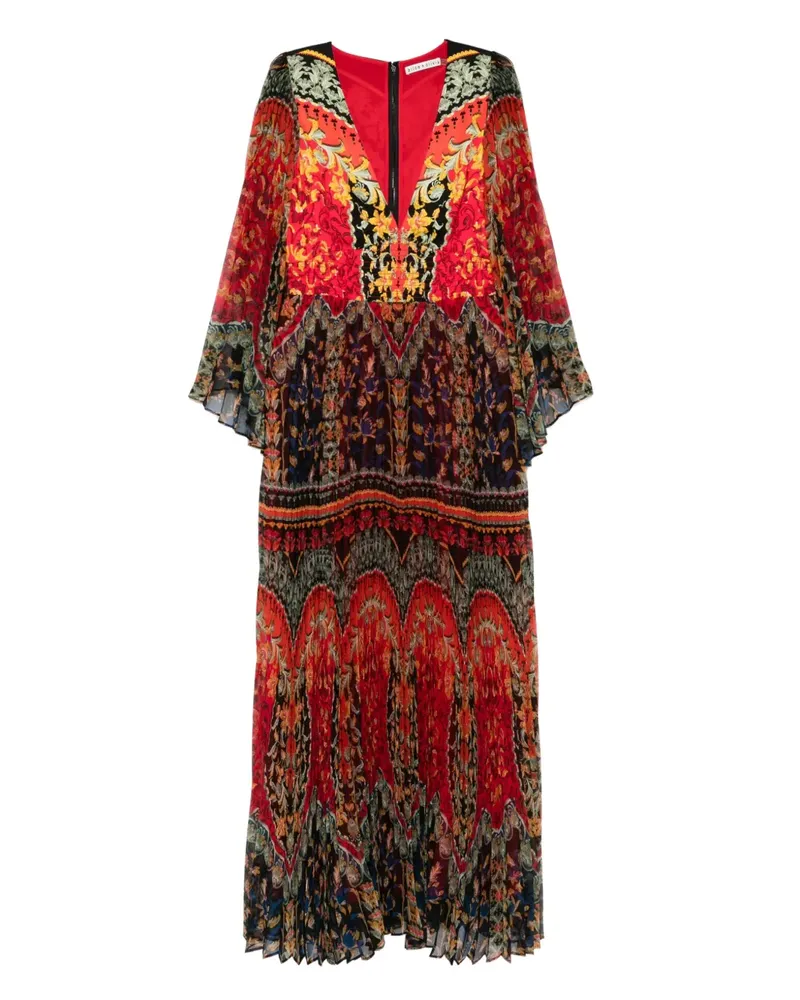 Alice + Olivia Bennet Maxikleid - Rot Rot