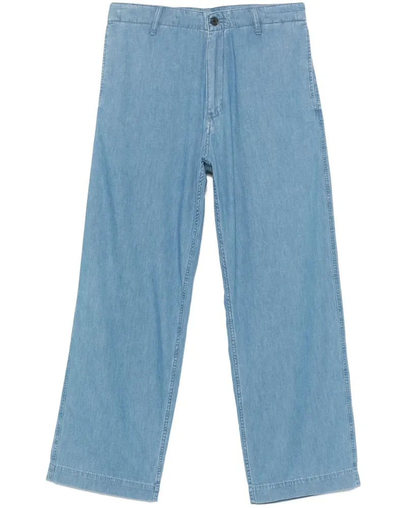 Emporio Armani Hose mit geradem Bein - Blau Blau