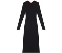 M-Pelagos Midikleid mit Cut-Outs - Schwarz