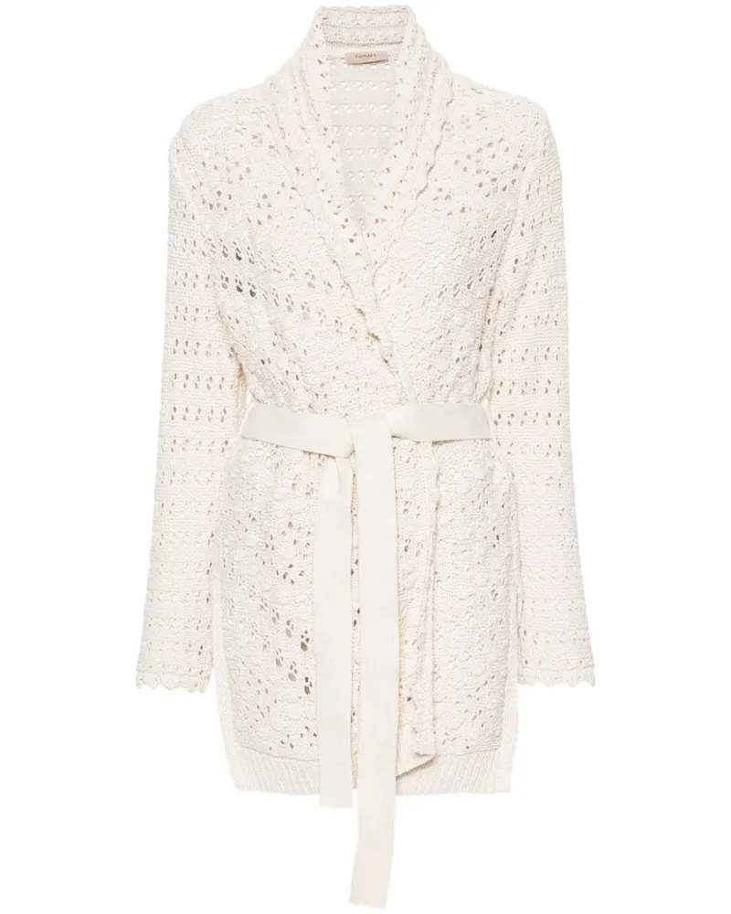Twin-Set Offener Cardigan - Nude Nude