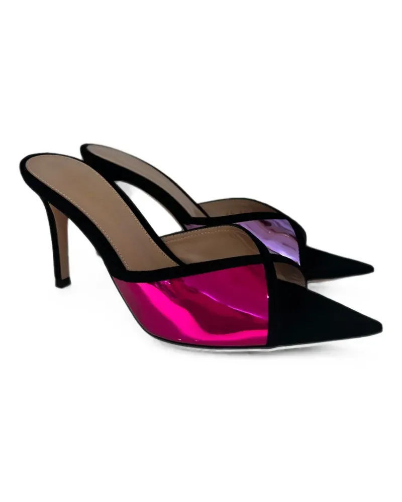 Gianvito Rossi metallic-leather sandals - Rosa Rosa