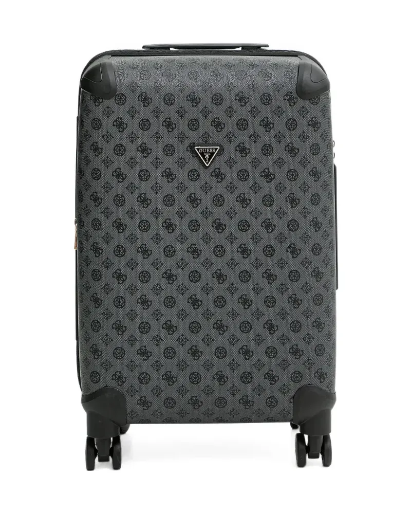 Guess Reisetasche mit Monogramm-Schild - Grau Grau