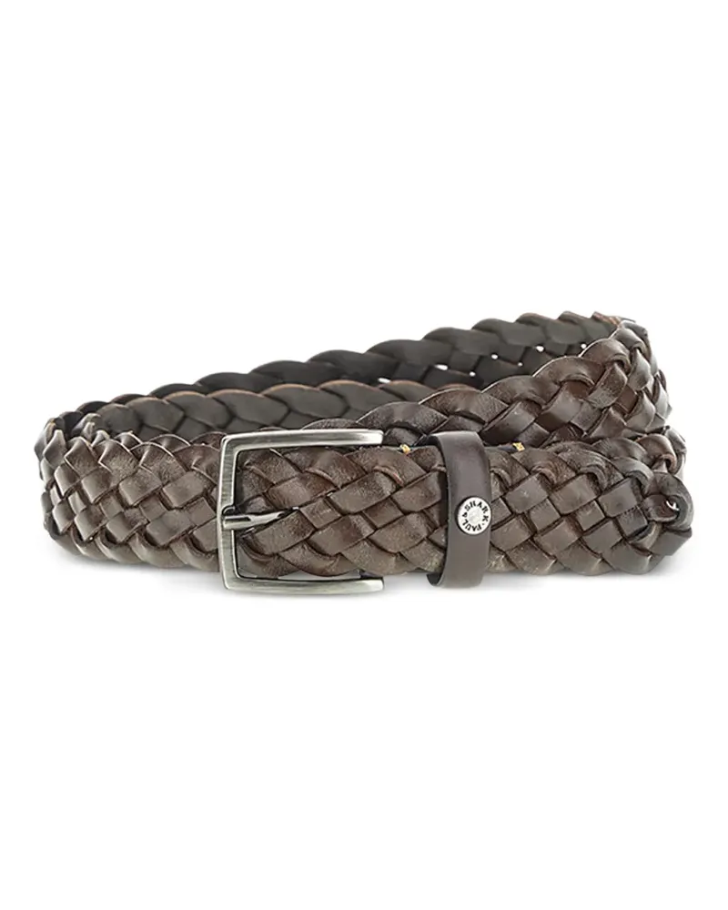 Paul & Shark braided leather belt - Braun Braun