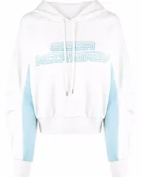 Stella McCartney Hoodie mit Logo-Print Weiß