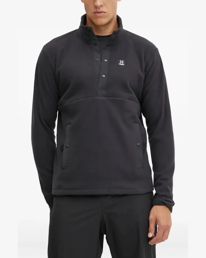 Haglöfs Mora half-buttoned sweatshirt - Schwarz Schwarz