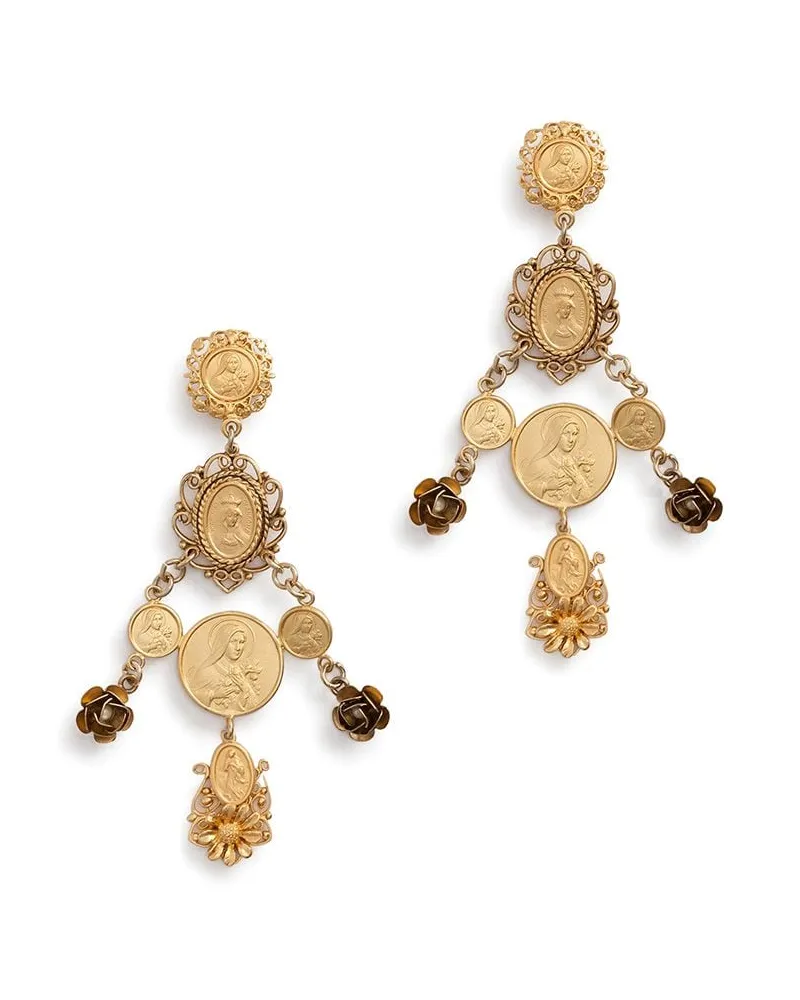 Dolce & Gabbana Ohrringe mit Anhänger - Gold Gold