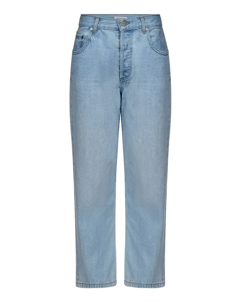 TWP mid-rise cropped jeans - Blau Blau