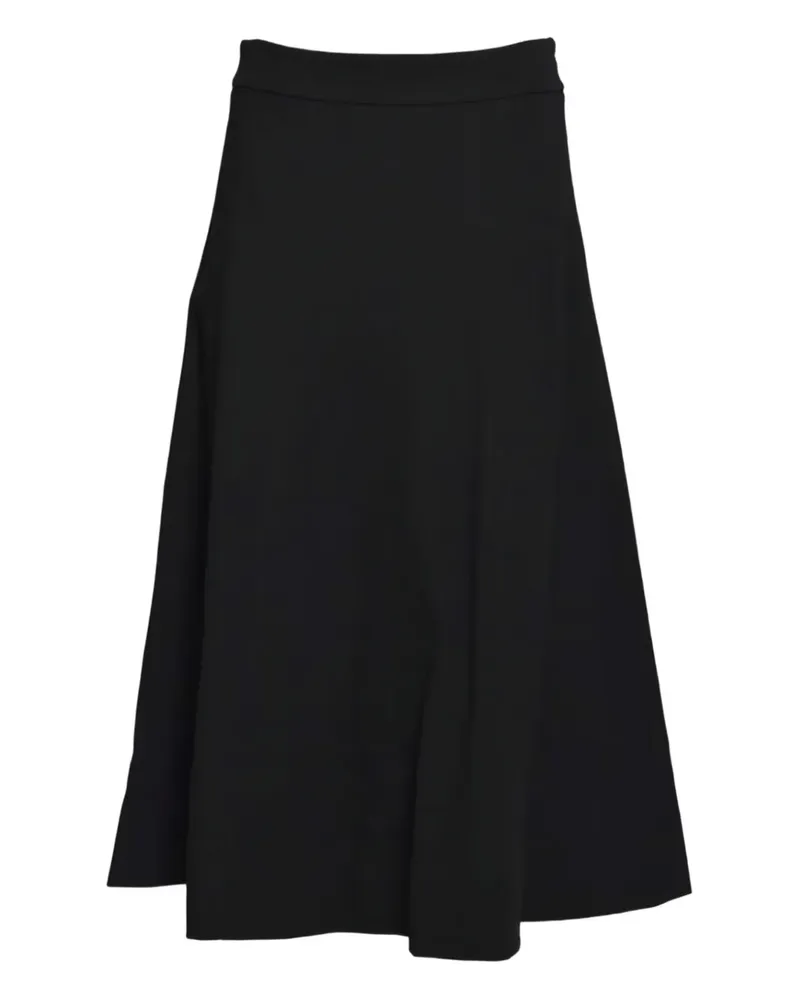 True Royal flared midi skirt - Schwarz Schwarz