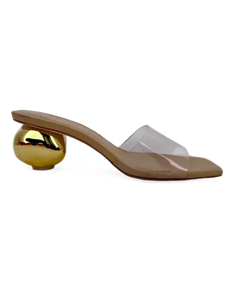 Cult Gaia Jila Sandalen mit transparentem Riemen - Weiß Weiß