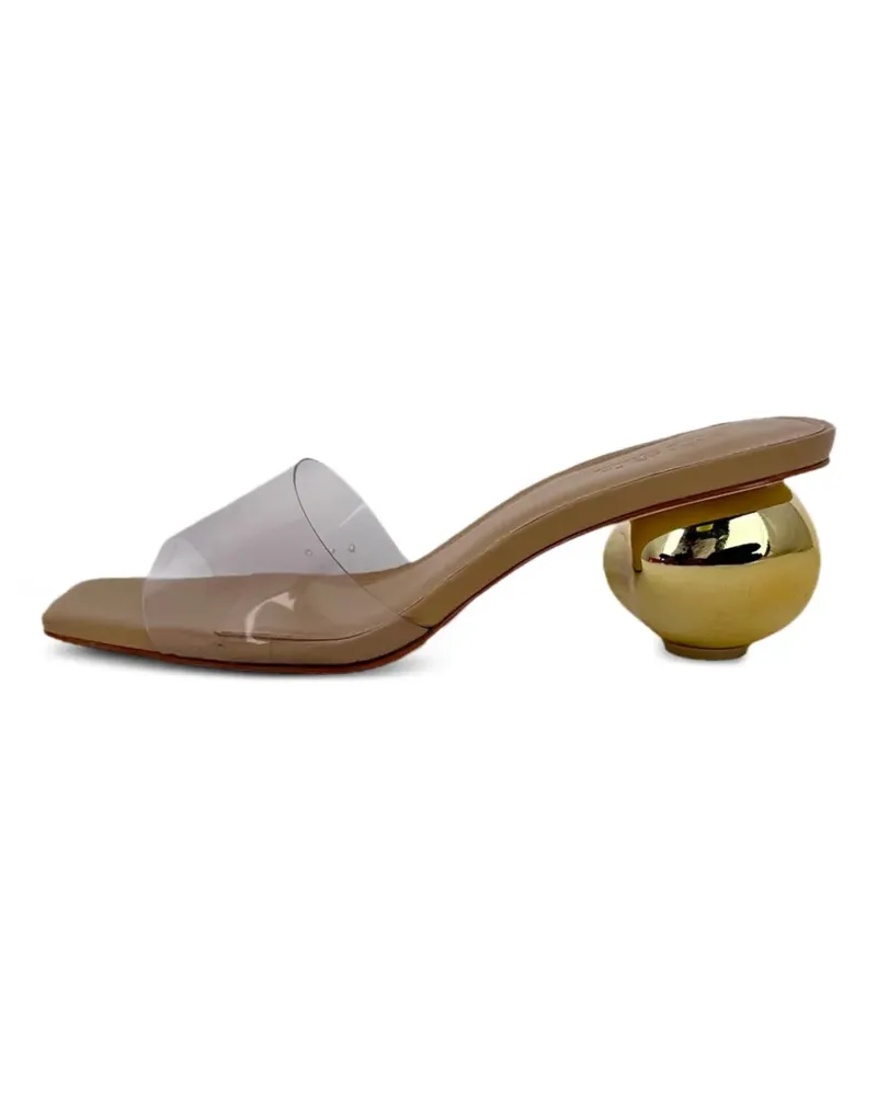 Cult Gaia Jila Sandalen mit transparentem Riemen - Weiß Weiß
