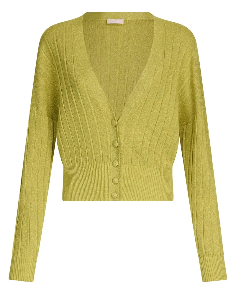 Liu Jo Cardigan aus Lurex - Grün Grün