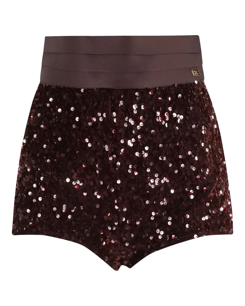 Elisabetta Franchi sequin-embellished shorts - Rot Rot