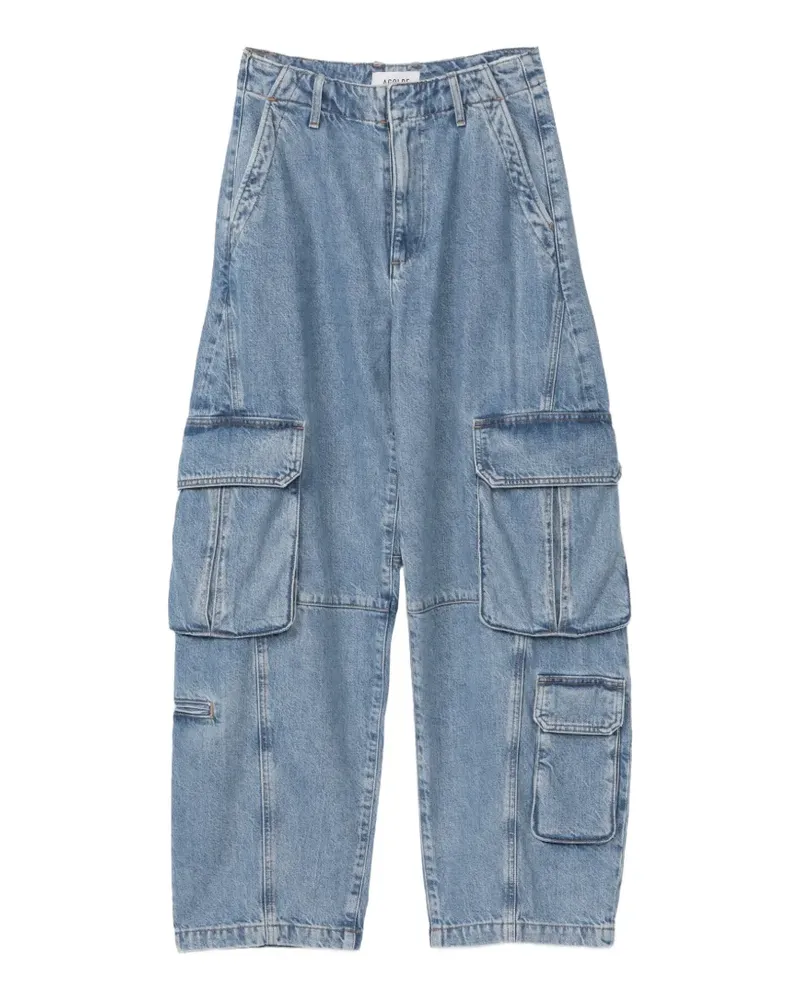 AGOLDE Ambika Tapered-Jeans - Blau Blau