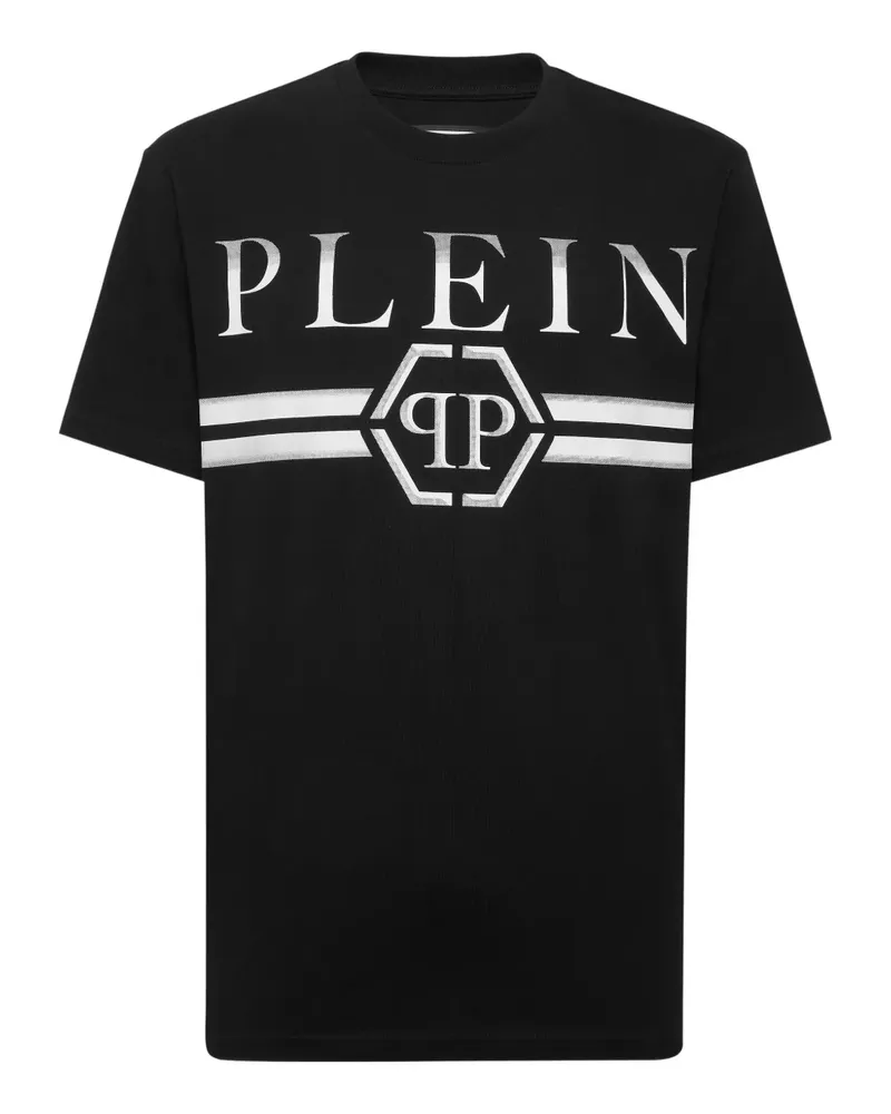 Philipp Plein T-Shirt mit Logo-Print - Schwarz Schwarz