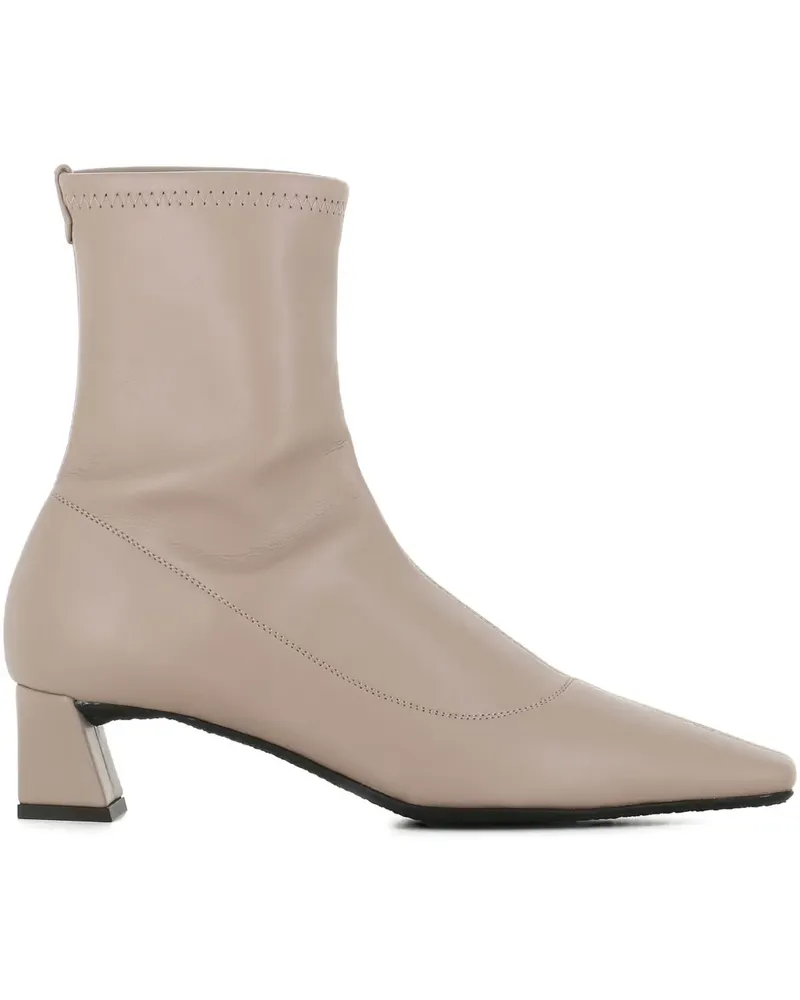 Giuseppe Zanotti Stiefel mit Blockabsatz - Nude Nude