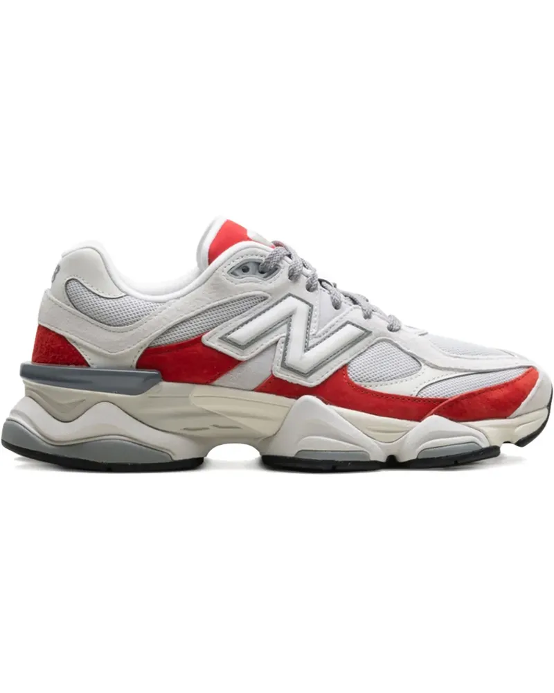 New Balance 9060 "White/Red" Sneakers - Weiß Weiß