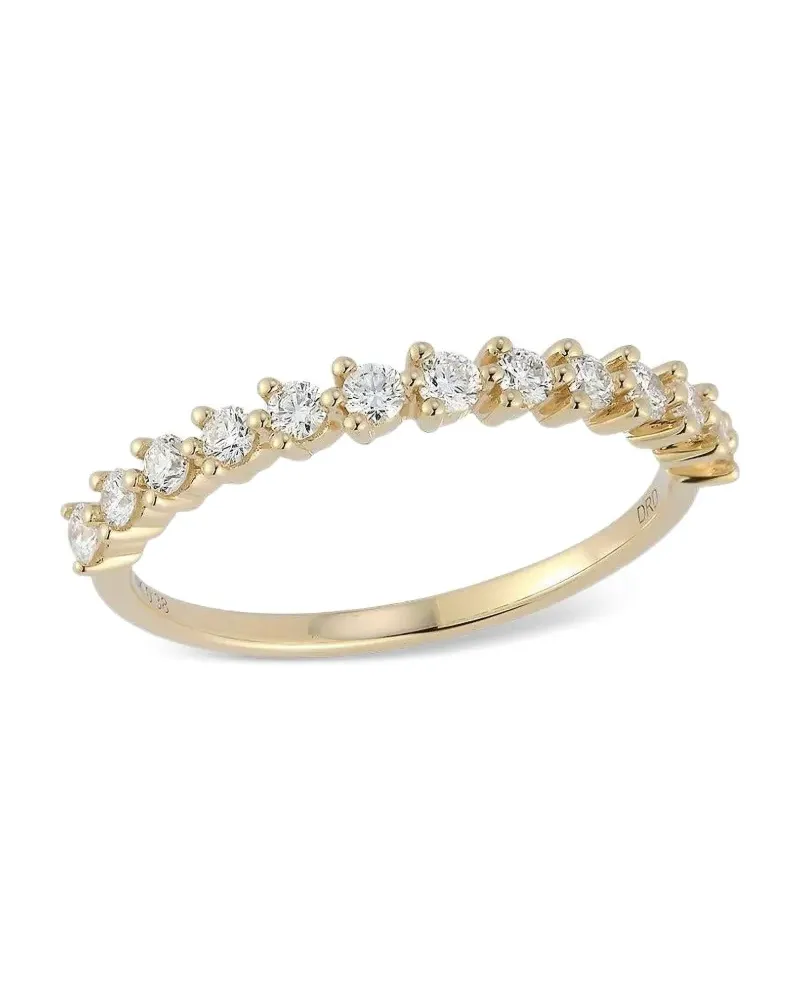 Dana Rebecca Designs 14kt Vivian Lilly Gelbgoldring mit Diamanten Gold