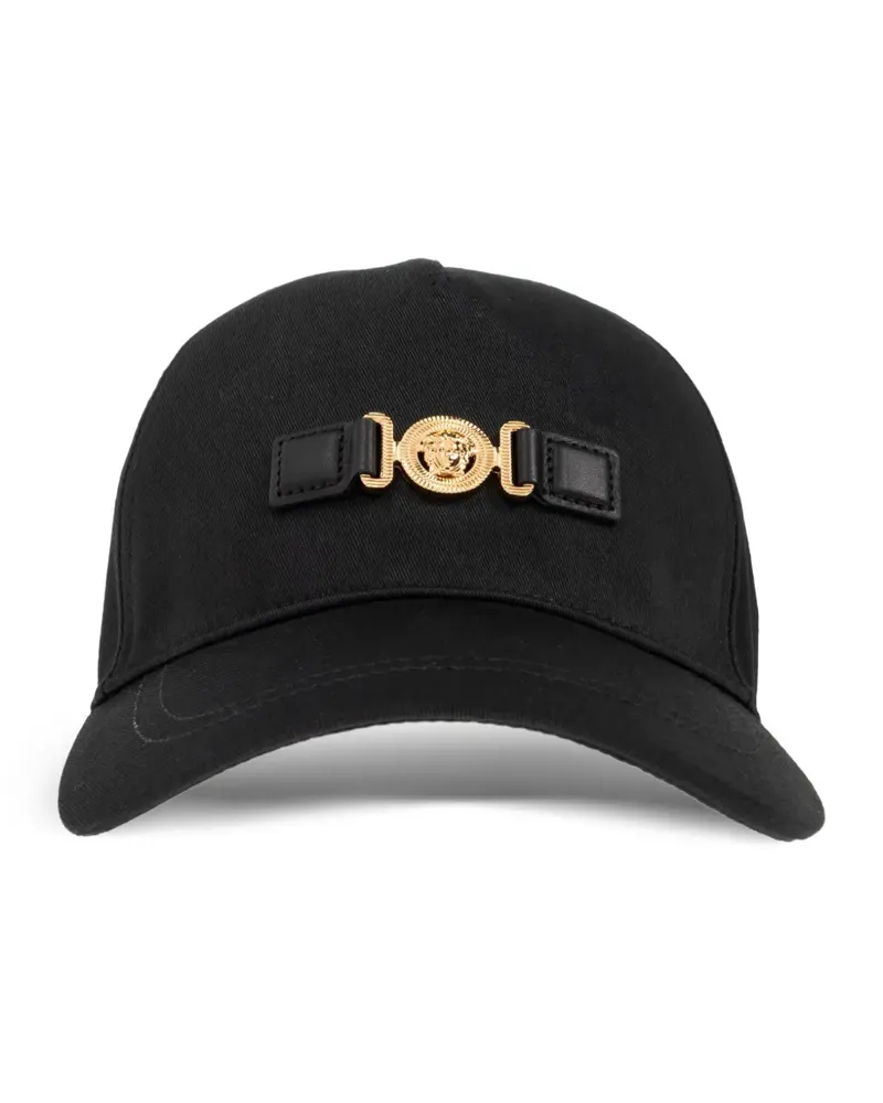 Versace Baseballkappe mit Medusa-Kopf - Schwarz Schwarz