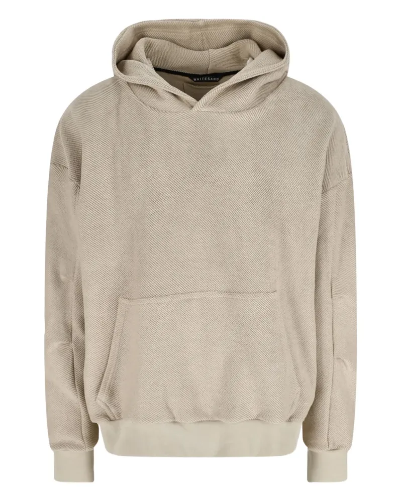 PLAN C kangaroo-pocket sweatshirt - Nude Nude