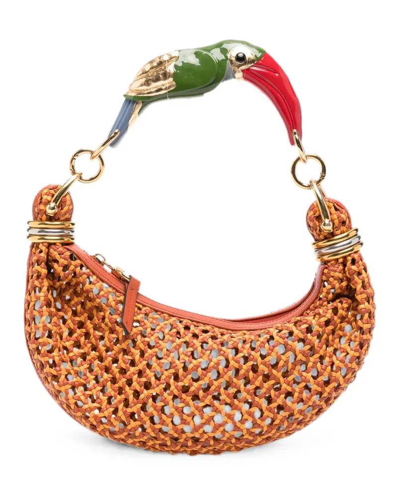 Chloé small Bracelet leather shoulder bag - Braun Braun