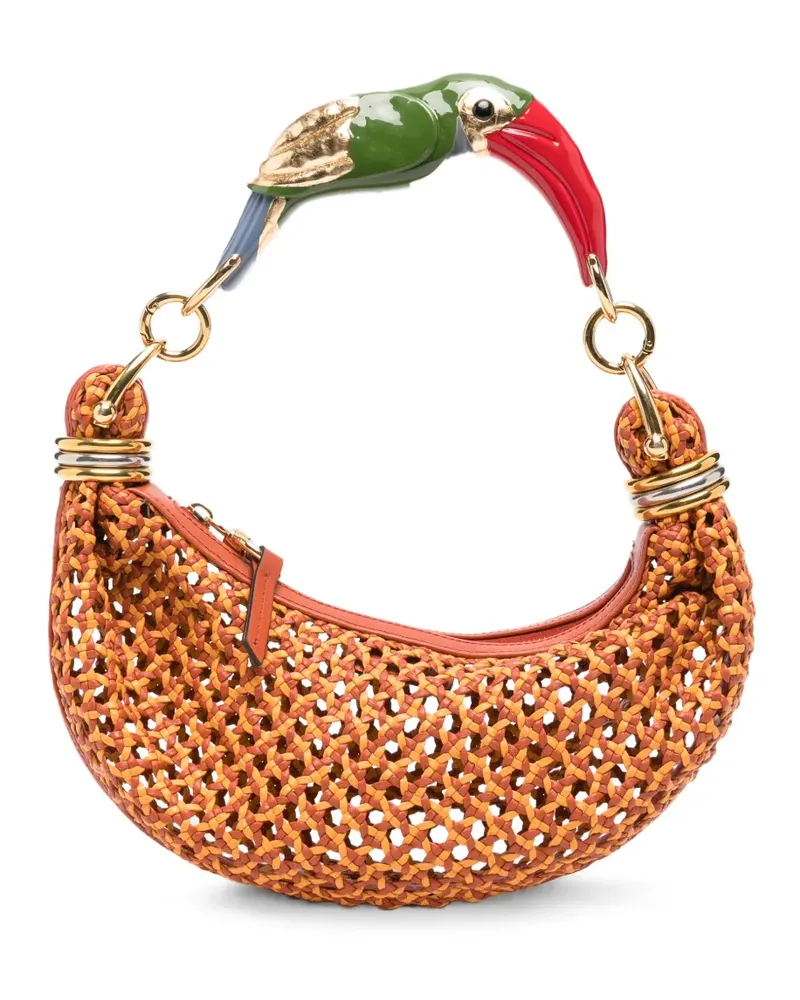 Chloé small Bracelet leather shoulder bag - Braun Braun
