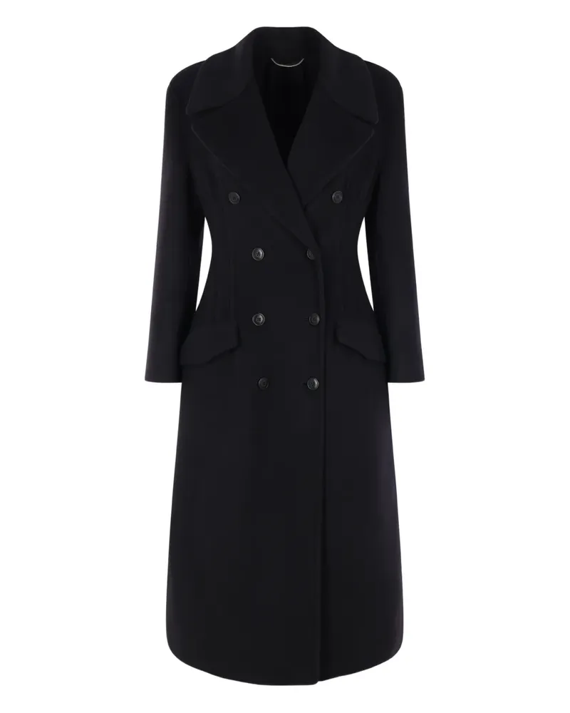 Ermanno Scervino double-breasted wool coat - Schwarz Schwarz