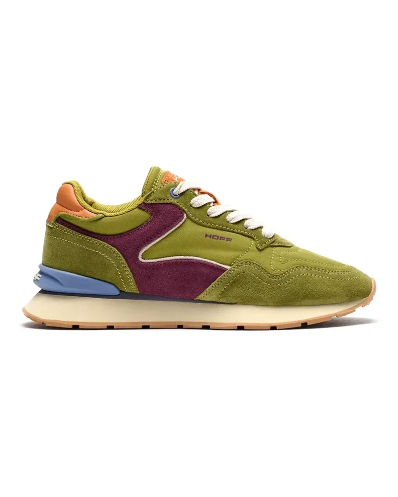 HOFF City Sneakers mit Einsätzen aus Wildleder - Grün Grün