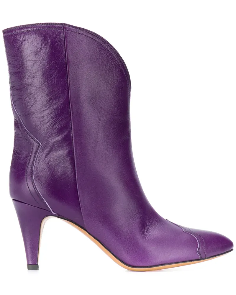 Isabel Marant Klassische Cowboystiefel - Violett Violett