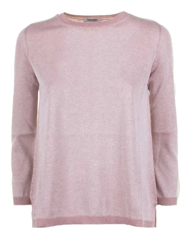 BASE Milano crew-neck sweater - Rosa Rosa