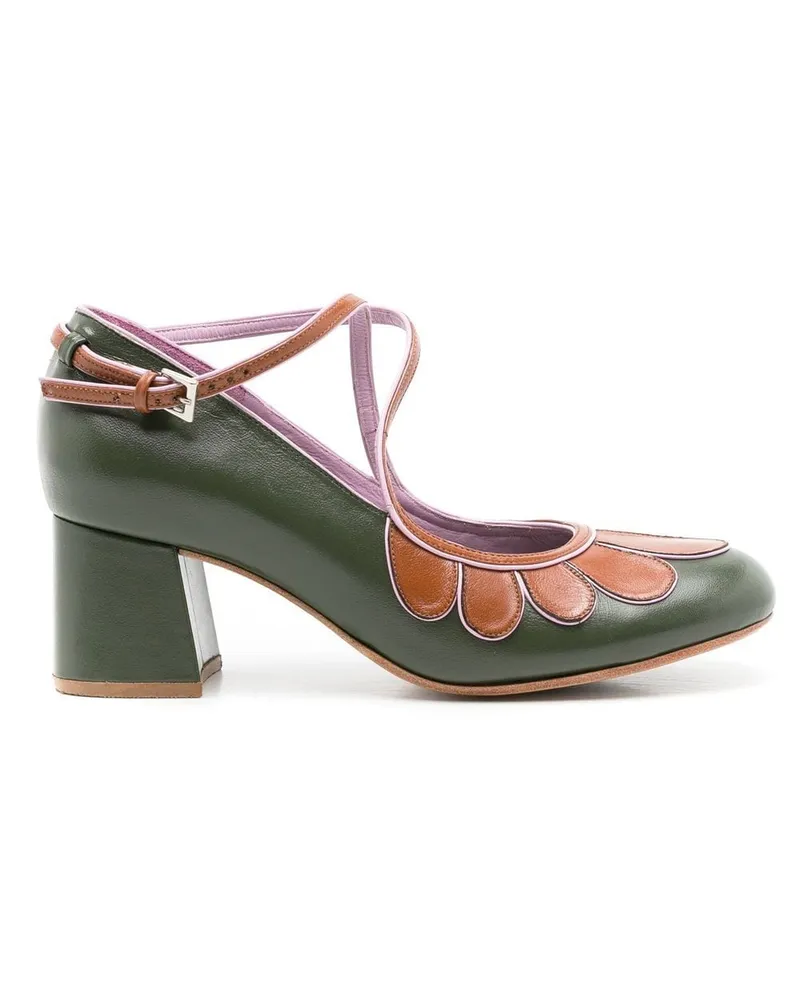 Sarah Chofakian Belis Pumps 50mm - Grün Grün