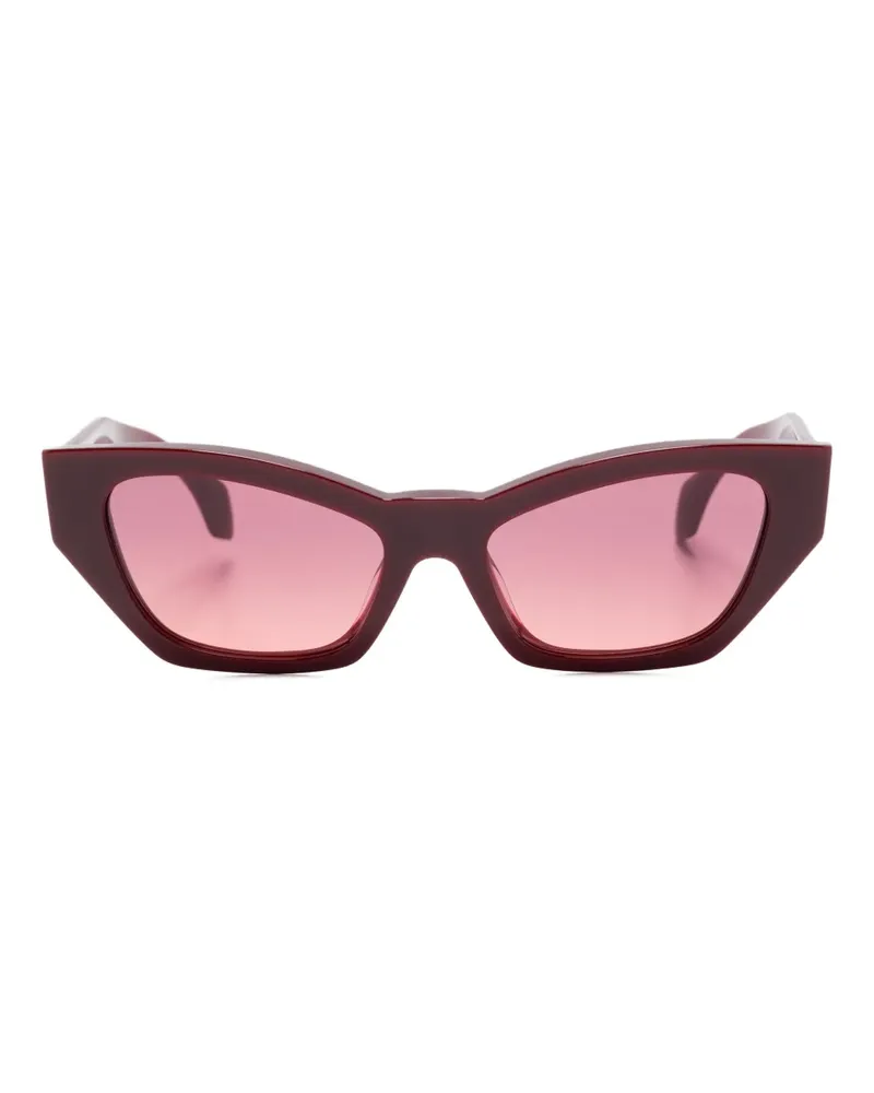 Versace Sonnenbrille mit Cat-Eye-Gestell - Rot Rot